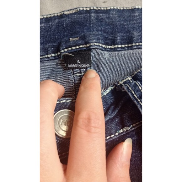 Unbranded Jeans Women's Size 6 Boot cut Low Rise Y2k Cottagecore Preppy Floral - Picture 3 of 7